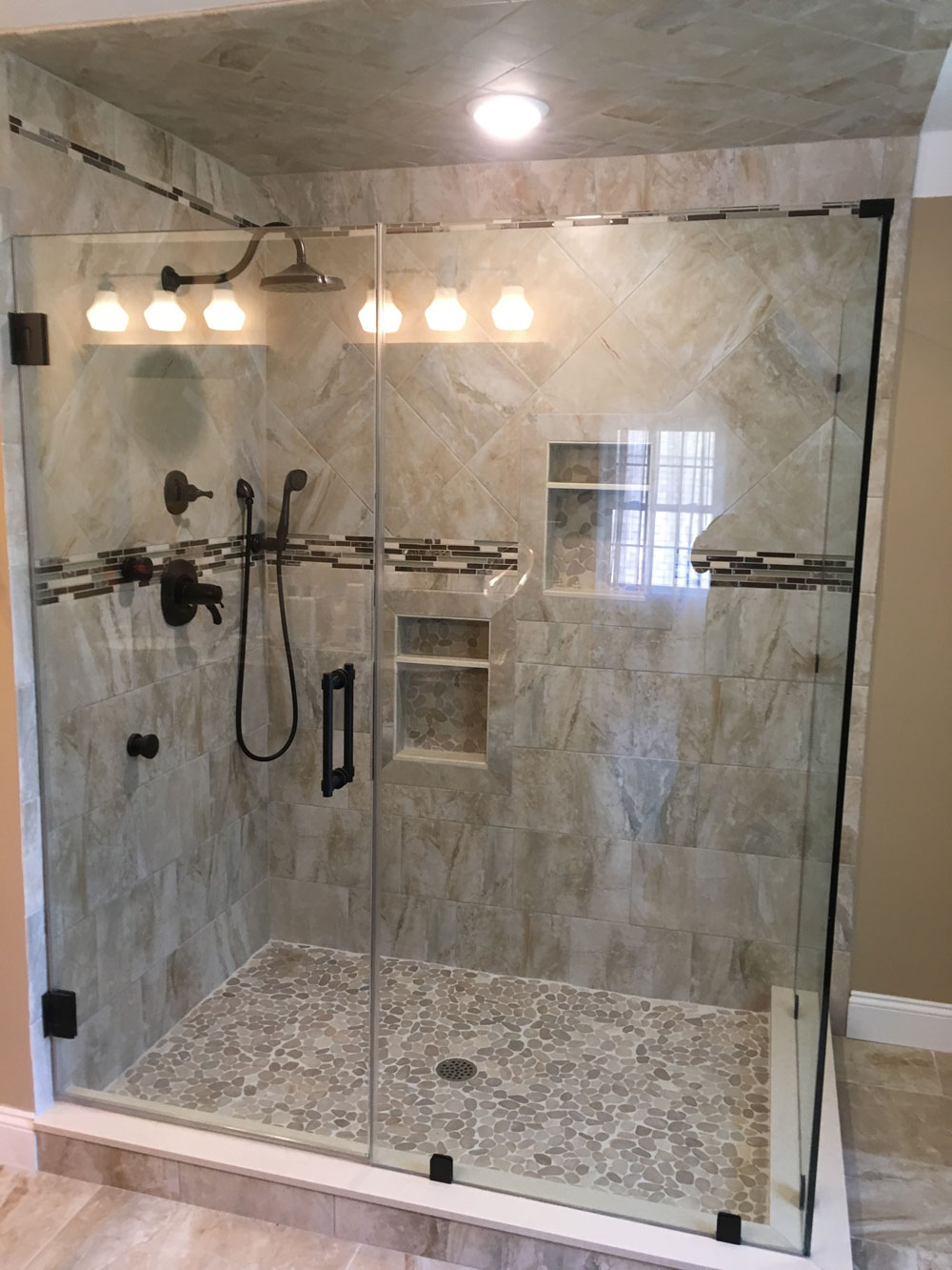 Shower Portfolio | Custom Glass Shower Doors & More | Plymouth Glass ...