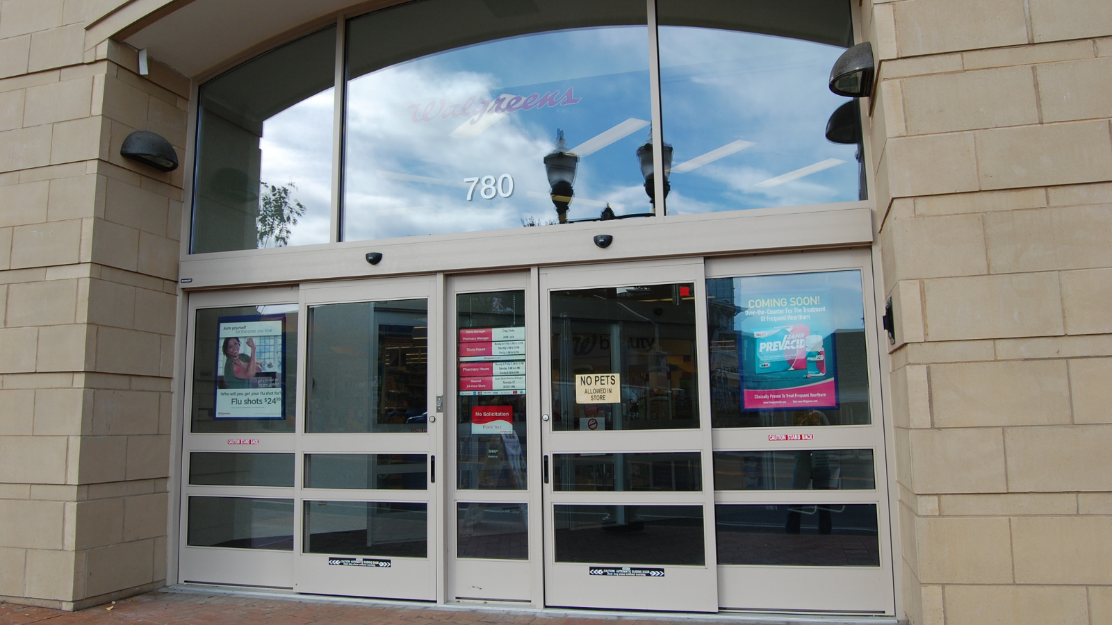 commercial storefront glass installed by Plymouth Glass