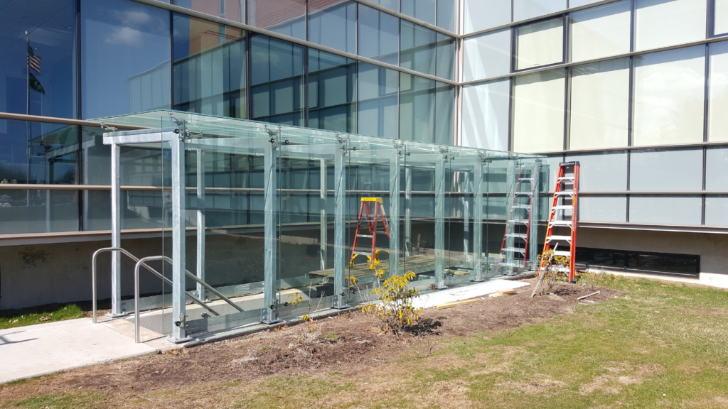 Buley Library SCSU New Haven CT Glass Canopy