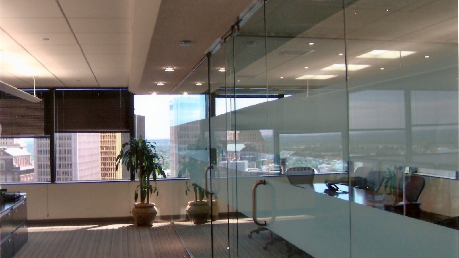 glass office partition plymouth glass