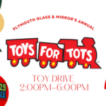 Toys for Tots Plymouth Glass