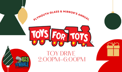 Toys for Tots Plymouth Glass