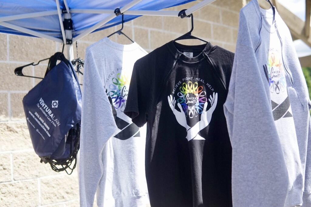 Port Access sweatshirts designed by Cancer Can('t) for cancer patients